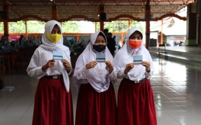 Vaksinasi Siswa Siswi MI Sunan Pandanaran Tahap 1